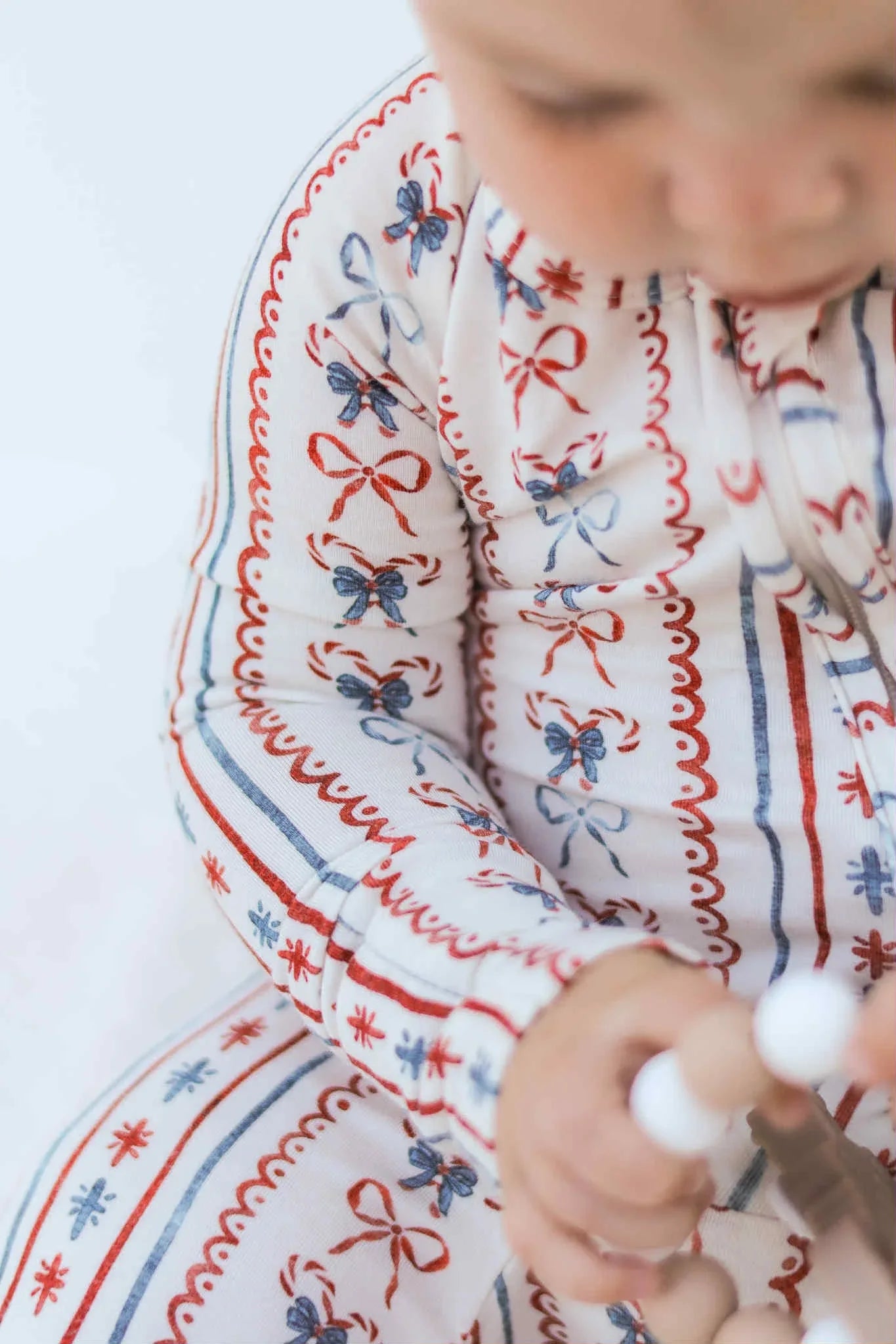 Candy Cane Lane Bamboo Christmas Pajamas - Zippy - BIG FRENCHIES