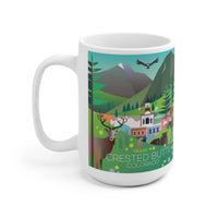 CRESTED BUTTE SUMMER 11 OZ OR 15 OZ CERAMIC MUG - BIG FRENCHIES
