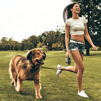 16 ft Retractable Dog Leash with Dispenser and Poop Bags - BIG FRENCHIES