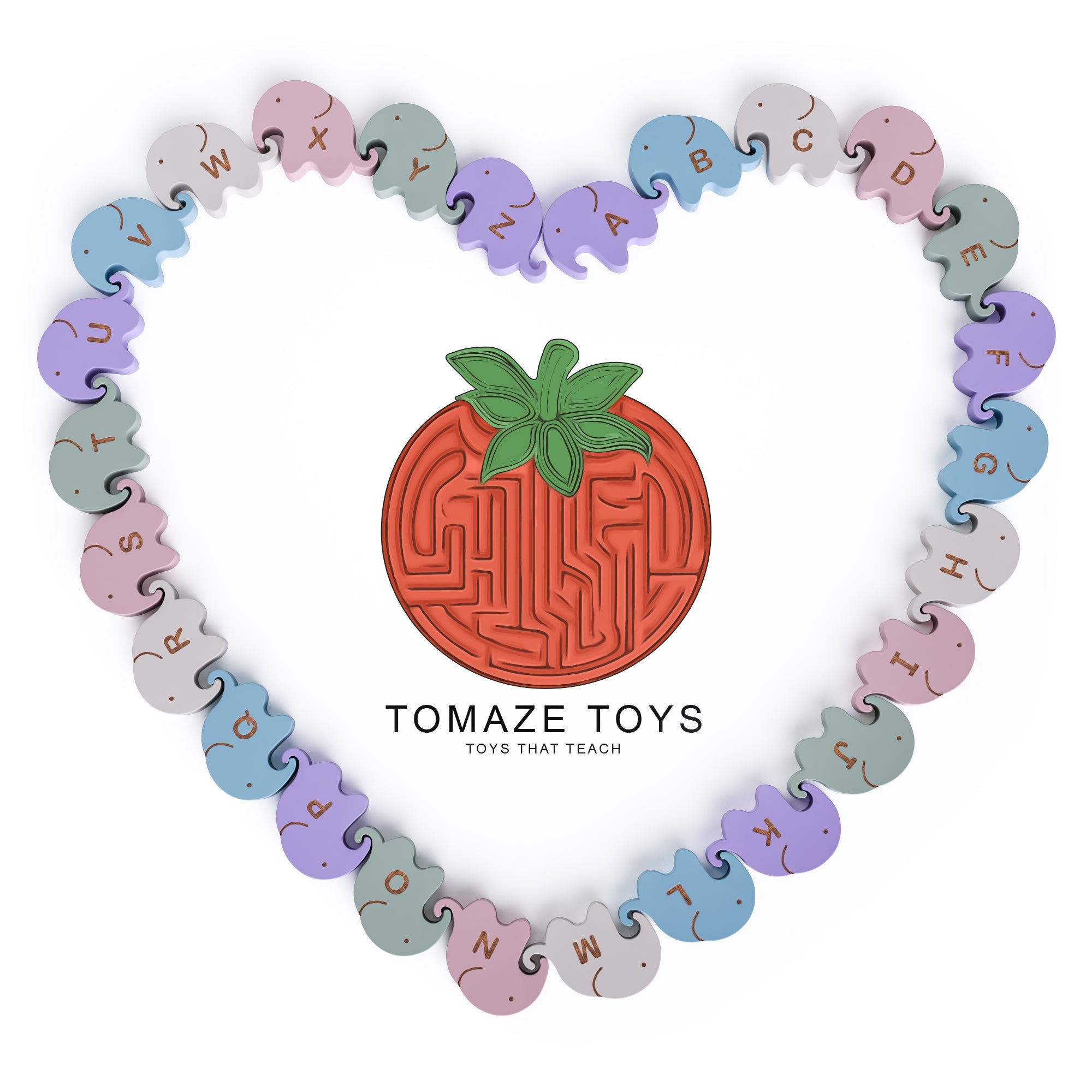 Tomaze Alphabet Elephants