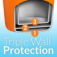 PopYum 13oz Insulated Stainless Steel Kids’ Cups with Lid and Straw, 2-Pack, Green & Pink, stackable, sippy, baby, child, toddler, tumbler