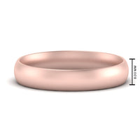Comfort Fit Mens Wedding Band