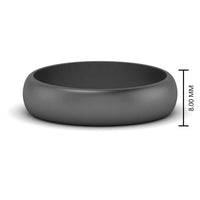 Low Dome 6mm Men Wedding Band