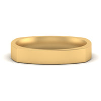 Square Comfort Fit Mens Wedding Band