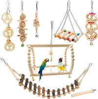 8 Pack Bird Toys for Cage Accessories - BIG FRENCHIES