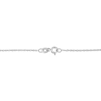 .925 Sterling Silver 1/3 Cttw Diamond Framed Open Cross 18" Pendant Necklace (J-K Color, I2-I3 Clarity)