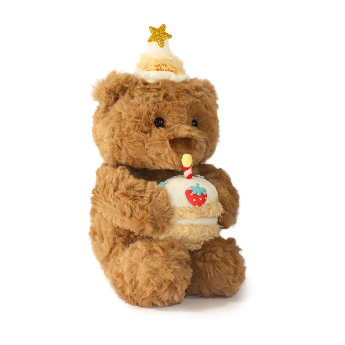 9-inch Brown Cupcake Bear with Birthday Cake - BIG FRENCHIES