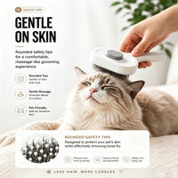 Pet Slicker Brush For Cats & Dogs, Self-Cleaning Grooming Brush With One-Click Hair Removal, Gentle Deshedding Tool For 