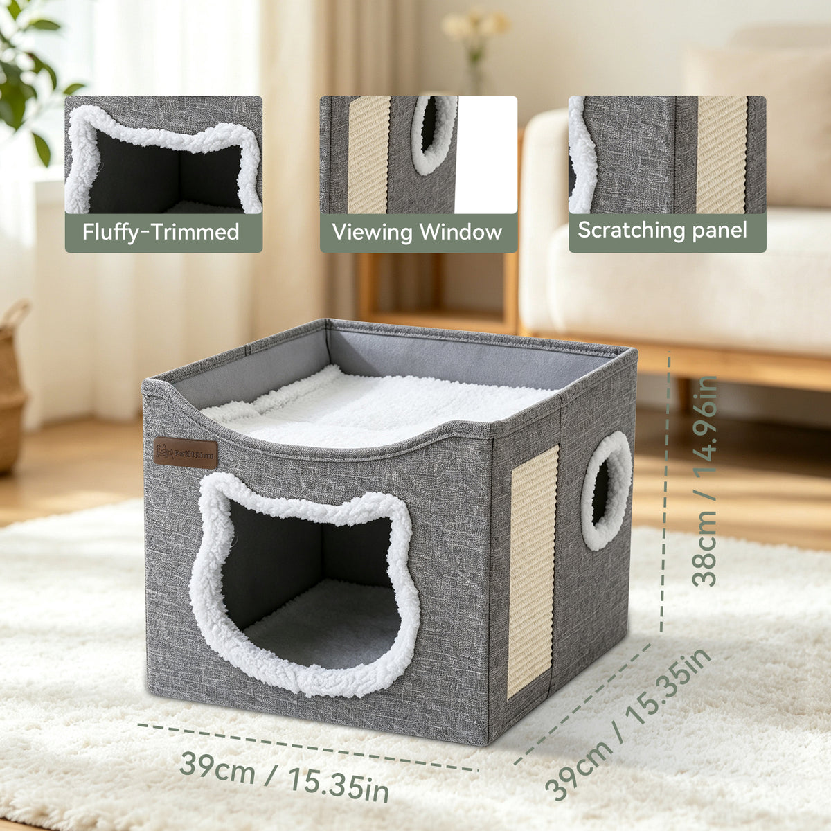 Cat Ears Cat Bed,Cat Face Cat Bed