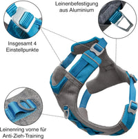 Nomad Carrier Backpack - Airline Approved Dog Bag for Travel - Stylish Pet Backpack with Waterproof Bottom - Lightweight for Hiking - Small Breed Dog Carrier with Tablet Sleeve - Blue