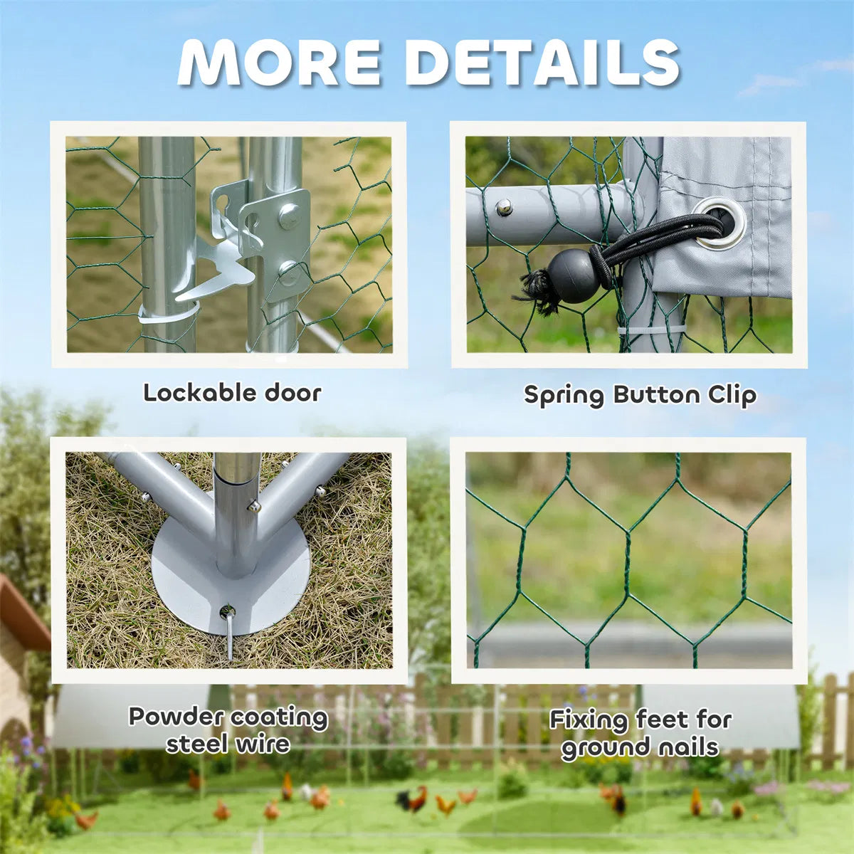 Metal Chicken, Chicken Coop