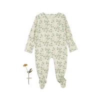 The Printed Romper - Hydrangea Pink