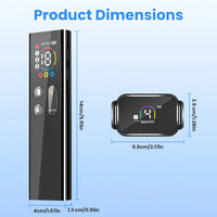 2-in-1 Dog Shock and Bark Collar Dog Training Collar with Remote 1/2/3 Collars(Options) Rechargeable IP68 Waterproof wit