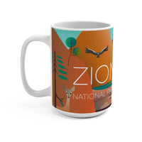 ZION NATIONAL PARK 11 OZ OR 15 OZ CERAMIC MUG - BIG FRENCHIES