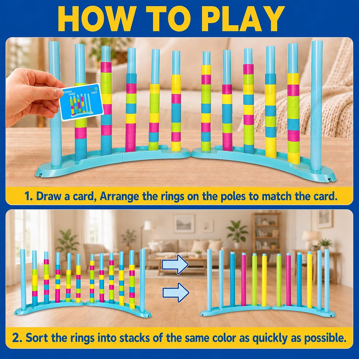 2 Pack Color Matching Challenge Game - Mixed Color / XL- 2 Pack - image 3