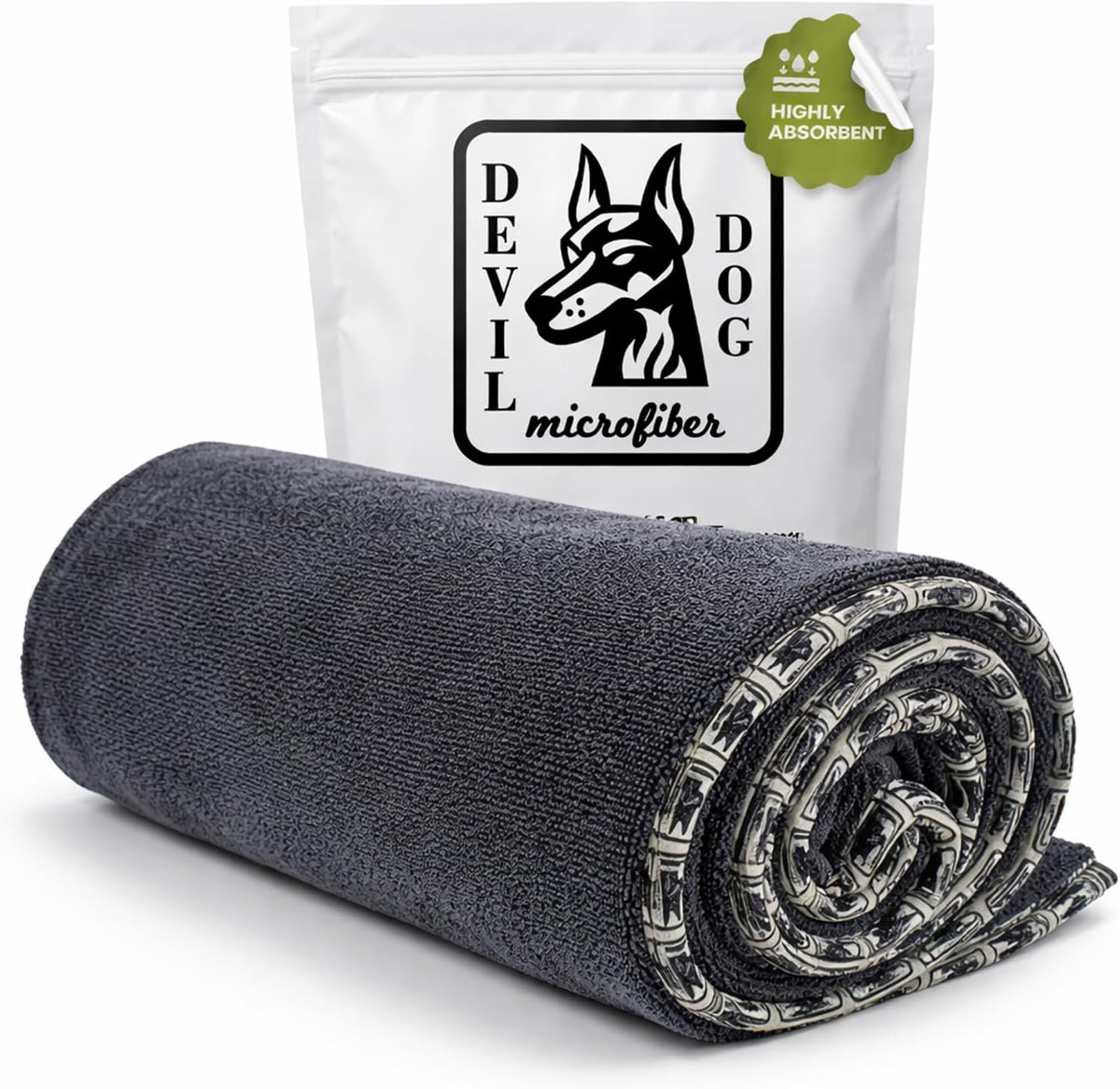 Dog Drying Towel for Dogs - Gray / Small