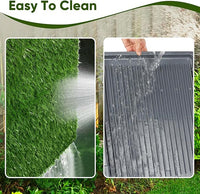 Dog Grass Pad with Tray: 2 Pack Grass Pee Pads for Dogs Potty for Puppy Training, 22"x18" Artificial Turf for Dogs with Collection Tray for Indoor /Outdoor /Patio /Balcony, Grey
