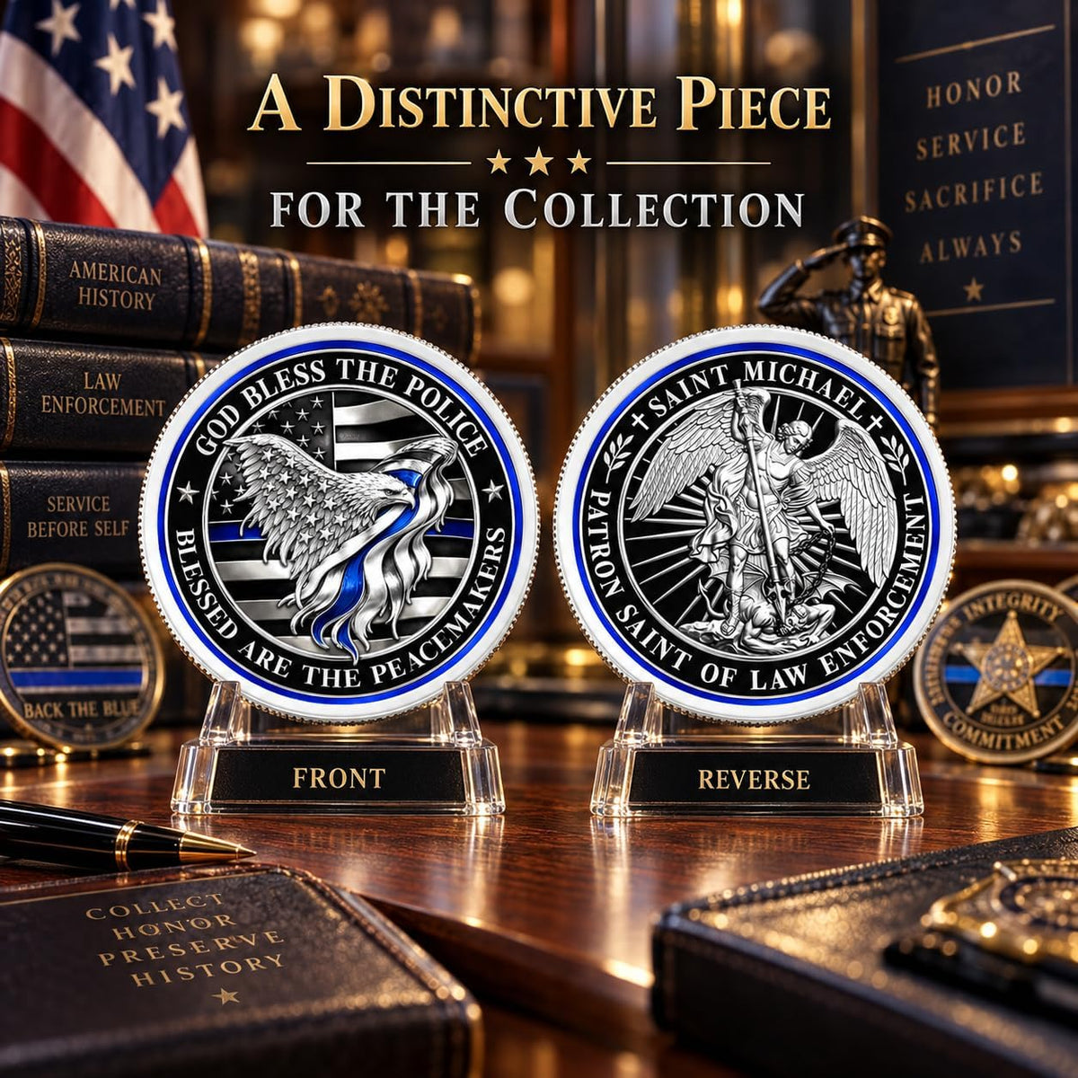 FLAGWIX USA 250th anniversary challenge coin with American Eagle, 1776-2026 - view 6