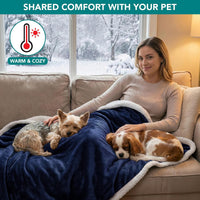 PetAmi Waterproof Dog Blanket for Medium Large Dog Pet, 60x40 - Large 60 X 40 Inches / Blue - image 4