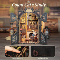 CUTEBEE 3D Wooden Puzzle for Adults - Count Cat's Study - image 4