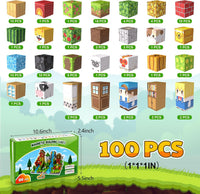 200PCS Magnetic Building Blocks Set - Forest 100PCS 0.98 in Size - image 3