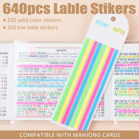 320 pcs Mahjong Card Line Finder Highlighter Tape - 640pc.2 - image 3