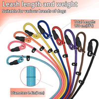 FOVRLZSE 5-Pack Dog Slip Leashes 4.6FT Nylon Training Lead - Master Hue - image 2