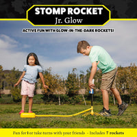 Stomp Rocket Jr Multi-Color Rocket Launcher for Kids, 8 Rockets – Fun for Kids & Family - Jr Glow 7 Rocket Pack - image 2