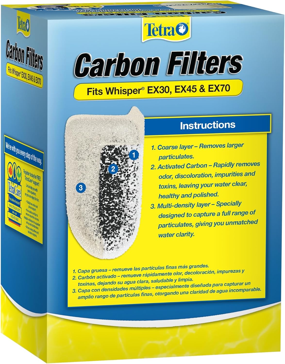 Tetra Whisper EX Carbon Large Round Filter Cartridges - 4-Count / large - image 2