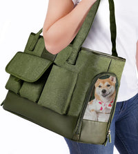 Cat Carrier, Dog Carrier, Pet Carrier - Green