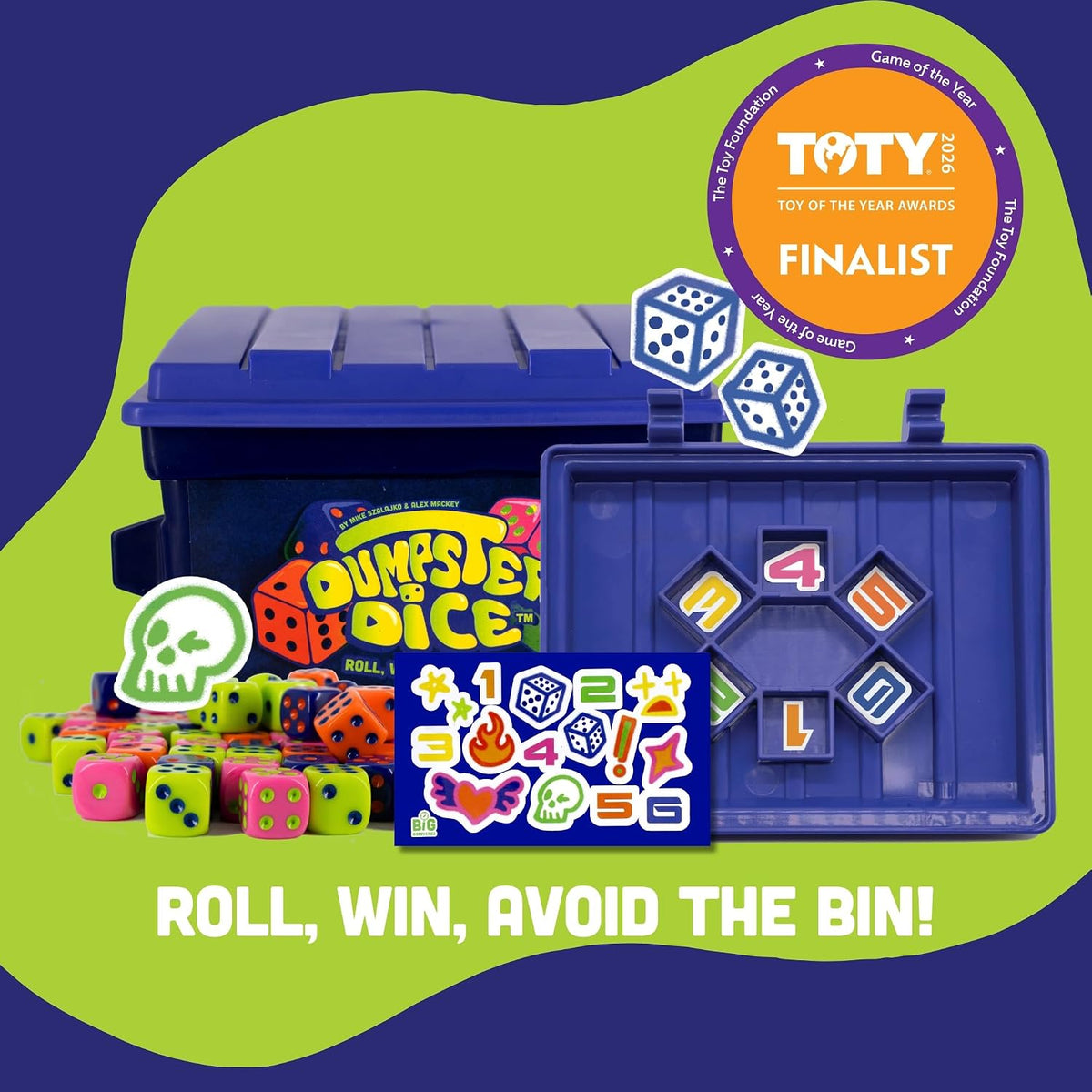 Big Discoveries Dumpster Dice Fast-Paced Family Dice Game - image 3