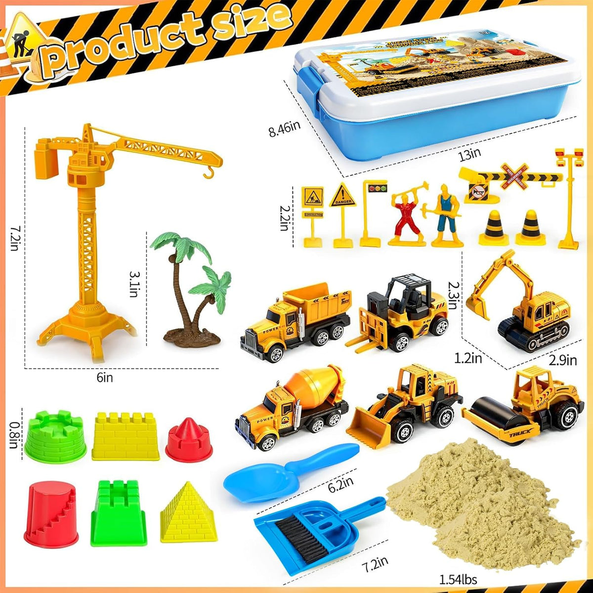 Tcvents unicorn sensory bin with pink sandbox, play sand, castle molds and unicorn figures - view 3