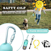 Dog Poop Waste Bags Holder with LED Flashlight - 1 Count (Pack of 2) / Crystal Blue - image 3