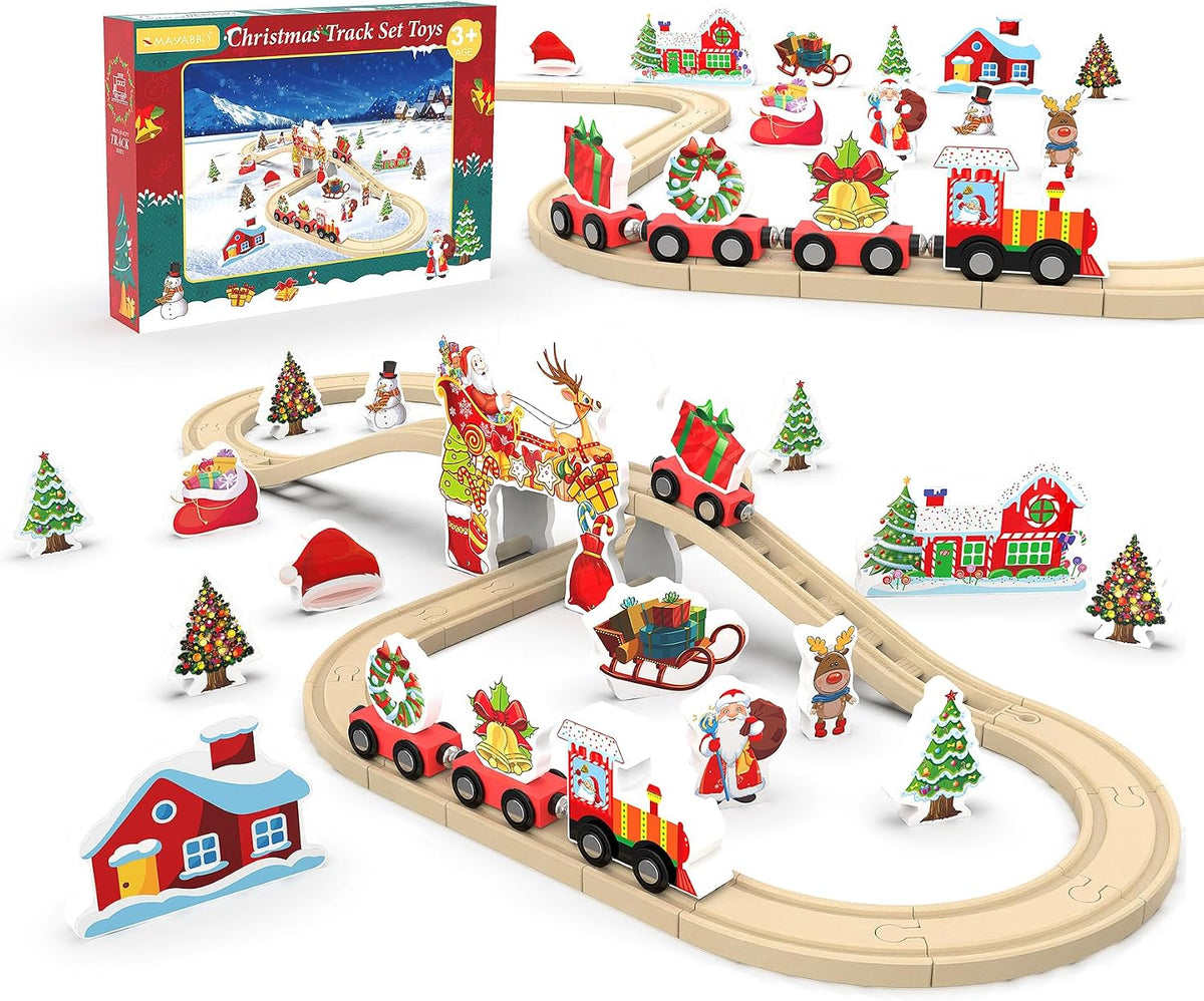 Z MAYABBO battery powered toy train with 2 magnetic cargo cars and action figure - view 2