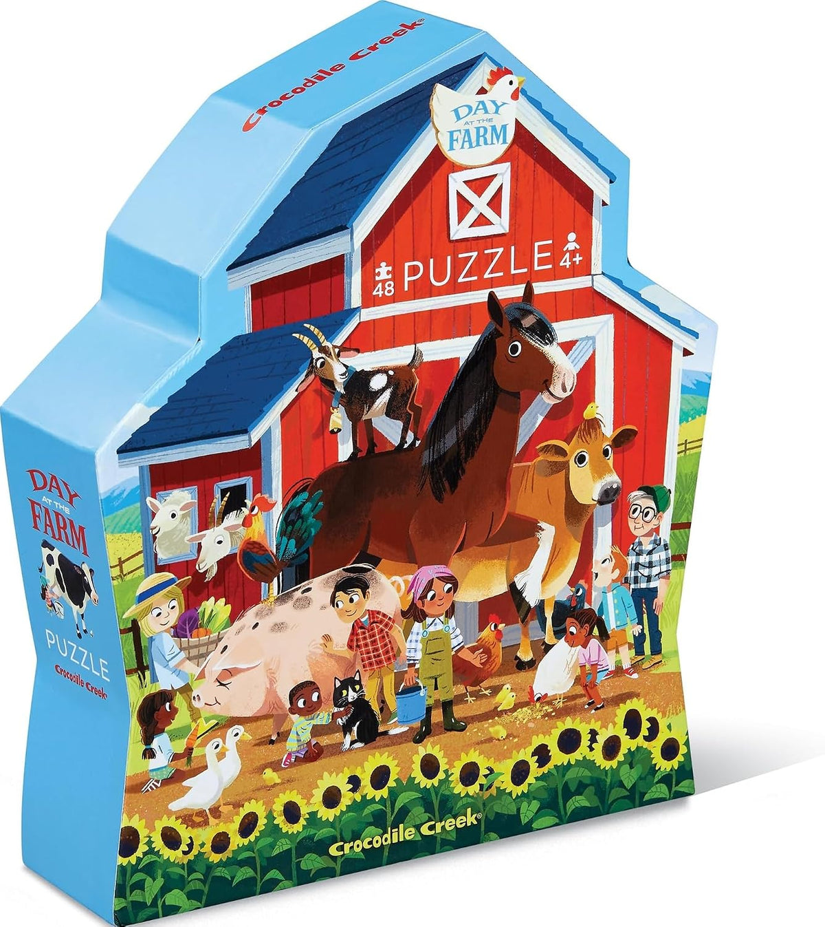 60 pc Above & Below/Earth & Space – Fun for Kids & Family - Day at the Farm