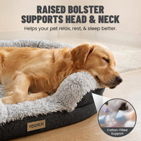 Miorun Fluffy Orthopedic Dog Beds Large Sized Dog - Charcoal Gray / L-(40", UP to 70lbs) - image 2