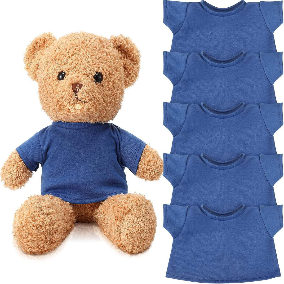 Skylety Bear Shirts Stuffed Animal Clothes for 14-18 Inch - Blue