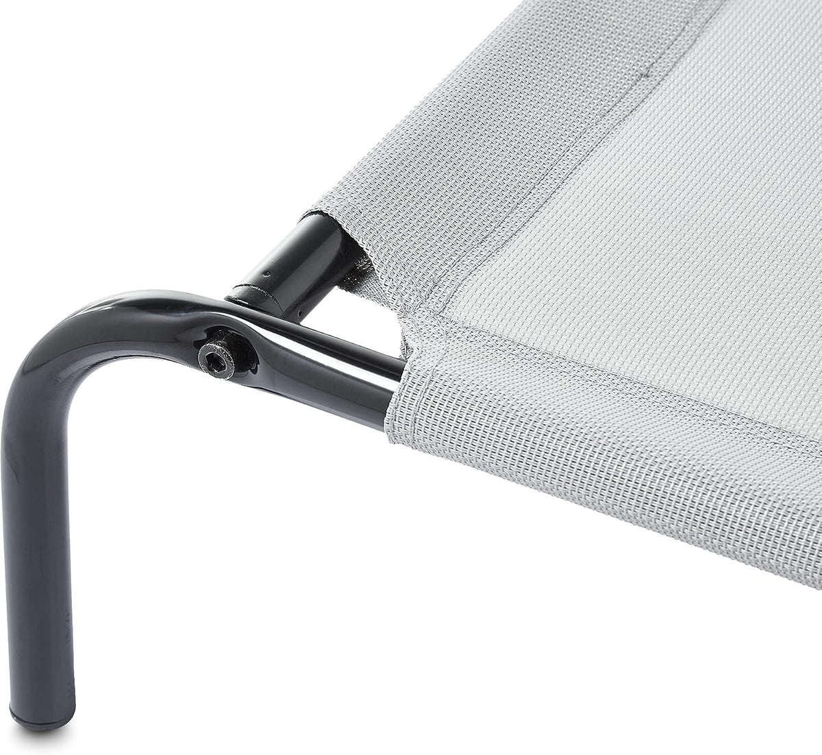 Amazon Basics Cooling Breathable Elevated Dog Bed with Durable Metal - Grey / Large - image 3