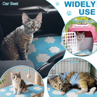 4 Pack Self Heating Cat Pad Self Warming Dog Mat, Heart - Clouds / 16 x 20 Inches - image 3