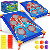 TOY Life Bean Bags Toss Carnival Games, Cornhole - 2-Pack Bean Bag Toss Game