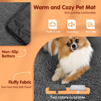 Nobleza Self Heating Pet Pad - 19.7"L x 15.7"W x 1.0"Th / Dark grey&Black - image 3