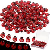 60Pcs Mini Resin Butterflies - 120pcs Mini Ladybugs