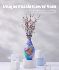 Pintoo Unique 3D Puzzle Vase for Adults - Colorful Leaves / 160 - image 2