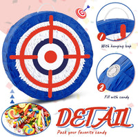 3 Pcs Soccer Ball Piñata with Blindfold Stick Soccer Birthday Party - Dart - image 3