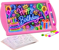 Marvin's Magic Glow Art Pink Drawing Board, 36 Light Effects - Pink