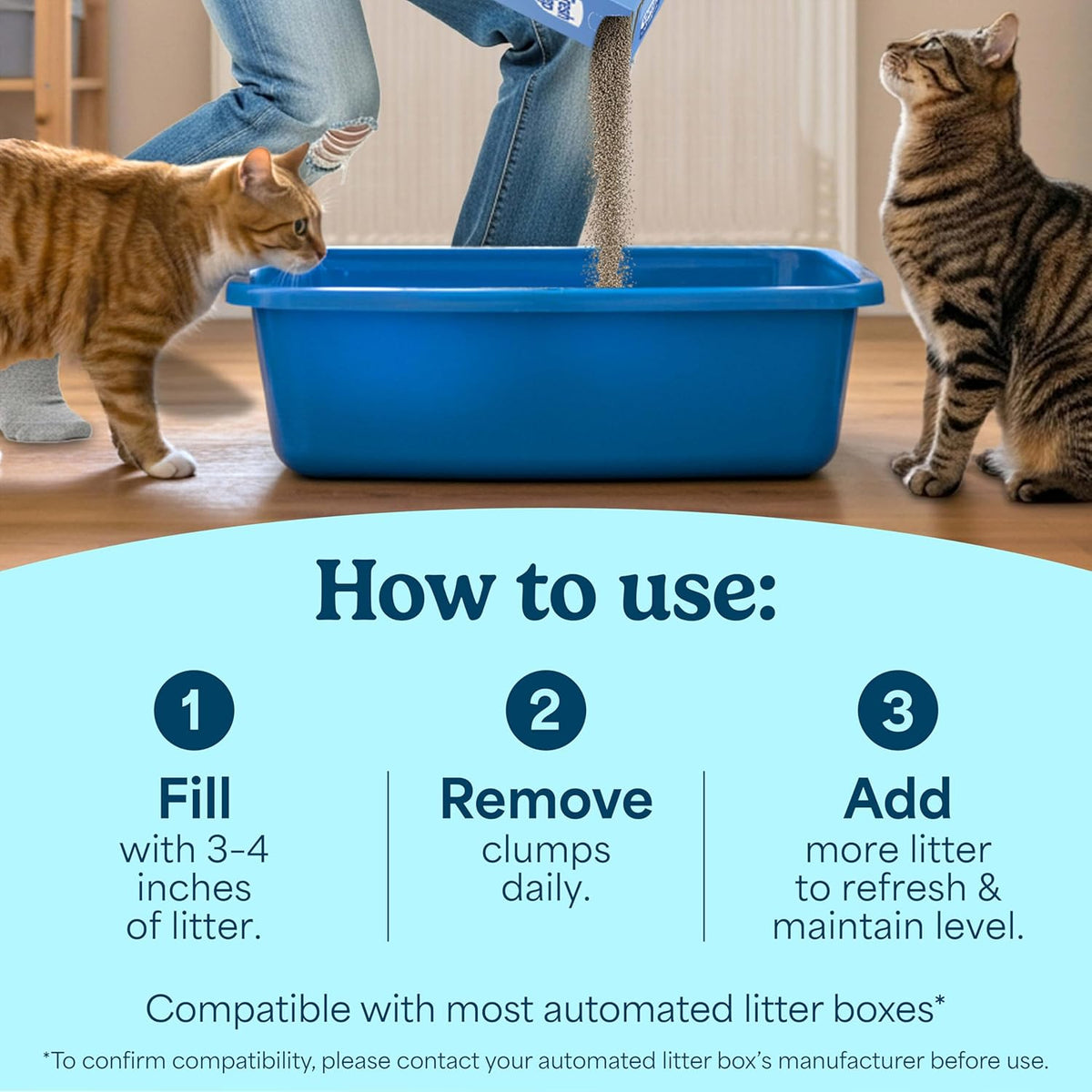Fresh Step Extreme Clump Multi Cat Clumping Cat Litter - Mountain Spring / 14 lb (Pack of 1) - image 4