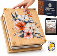 Mini Flower Press Kit for Adults - Large Square / Multicolor