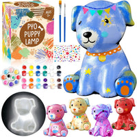 FUNZBO 4.3in Paint Your Own Dinosaur Lamp Kit - Puppy Dog