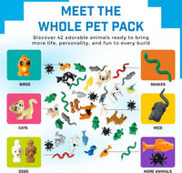Brick Loot Animal Figure Pack 42-Piece Wild Domestic Building Block - image 3