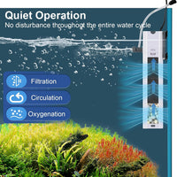 265 GPH 4-In-1 Aquarium Filter - 20 W-320 GPH - image 3
